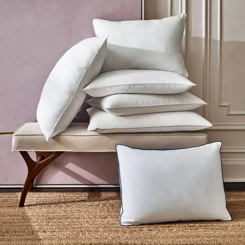 Hudson Park My Featherdown Down Pillow Standard/Queen Medium Firm White USA